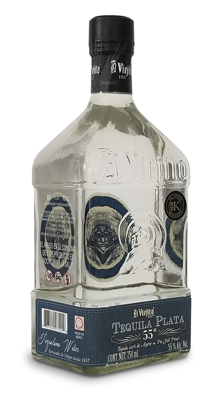 Tequila El Viejito Plata 55º